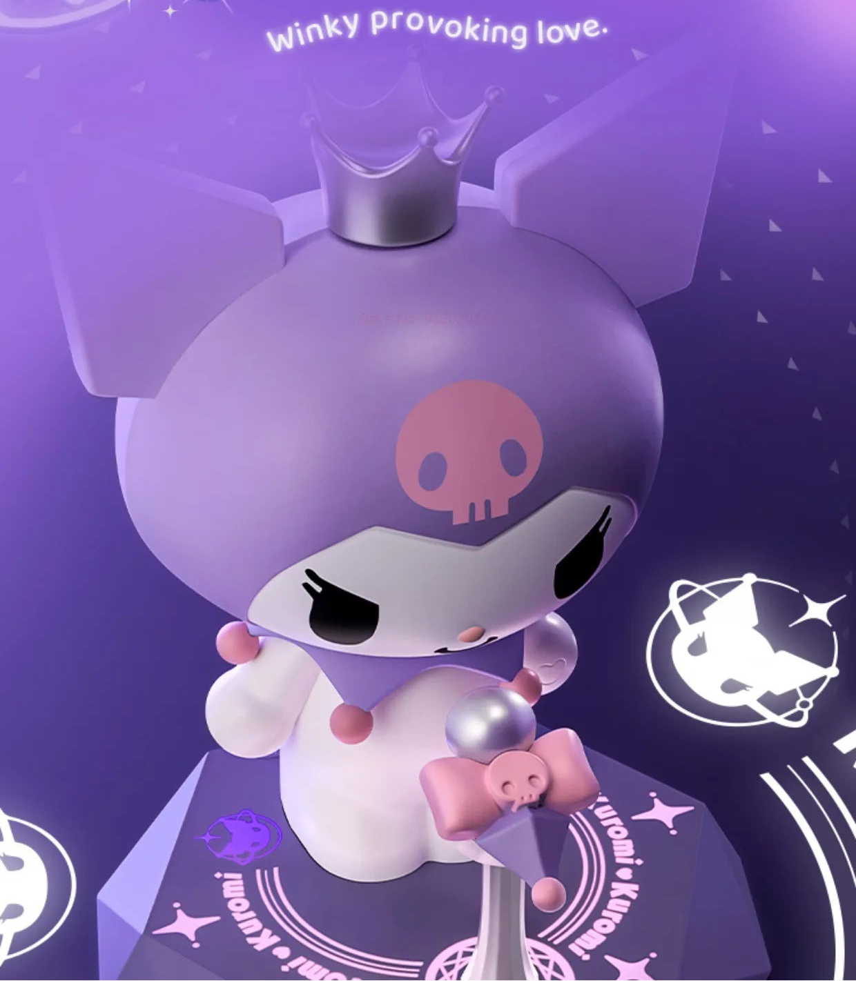 Genuine Sanrio Kuromi Speaker Anime Cartoon Kuromi Doll Toys Stage Stars Bluetooth Speaker Kawaii Soundbox.