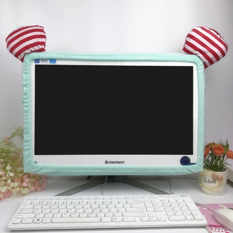 Cute Dust-proof Computer Surrounding Notebook Monitor Decorative Cover Protective Cover
