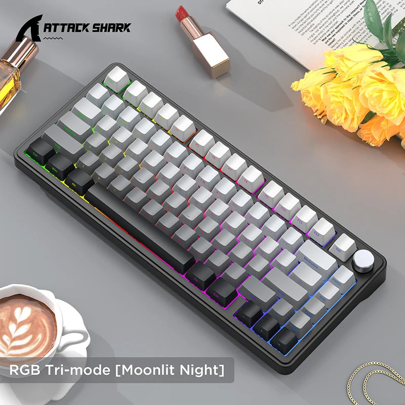 CloudClicks X85 – RGB ASMR Mechanical Keyboard 🎀