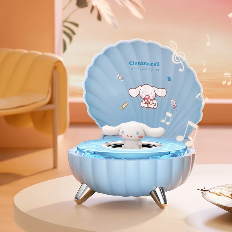 Sanrio Kuromi Mini Bluetooth Speakers K39 Kawaii My Melody Shell Series Wireless Portable Night Light Speakers Anime Girl Gifts