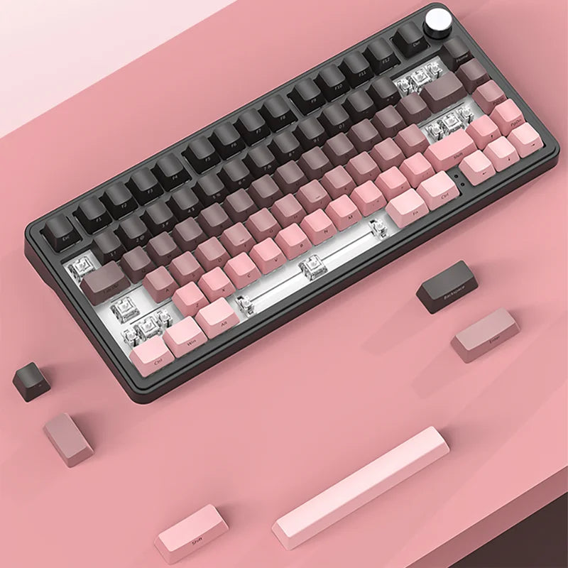 CloudClicks X85 – RGB ASMR Mechanical Keyboard 🎀