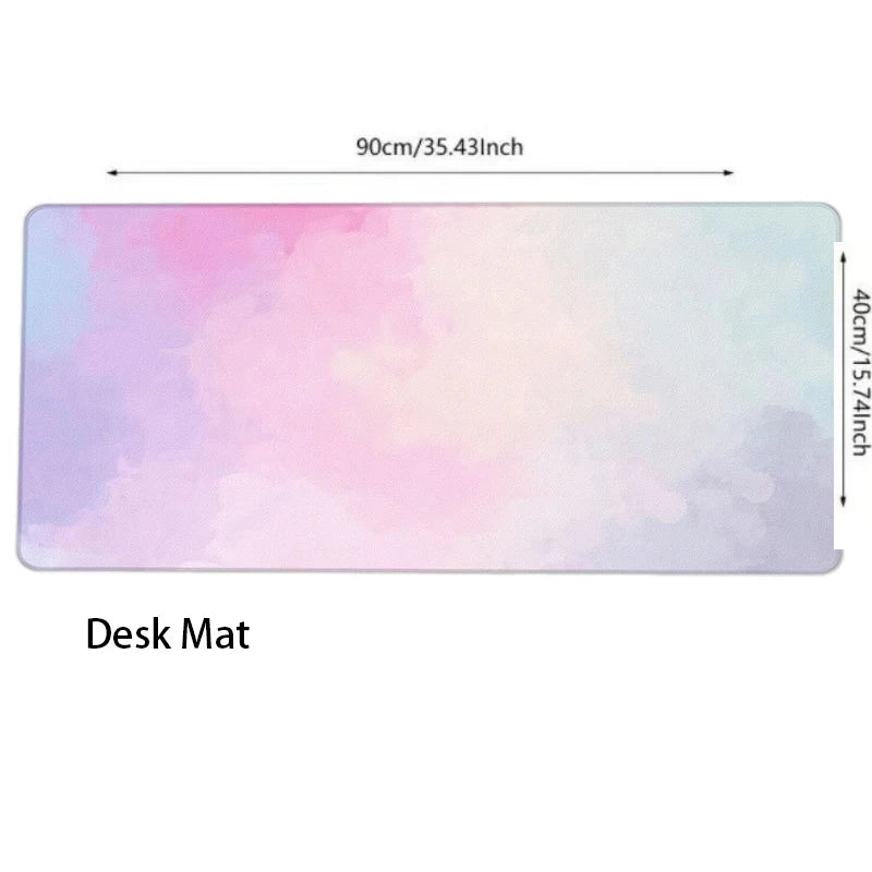 Cloud Keyboard Wrist Rest Mouse Pad Wrist Support Keyboard Set with Ergonomic Memory Foam Anti-Slip Base for Home Office Laptop