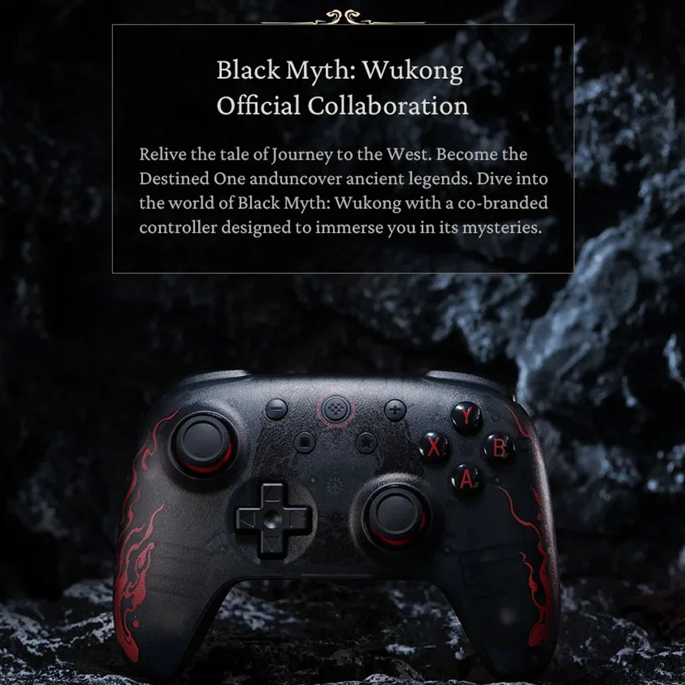8BitDo Black Myth Wukong Gamepads PC Ultimate 2C Gaming Controller Windows 10 11 Steam Raspberry Pi Android Hall Effect Joystick