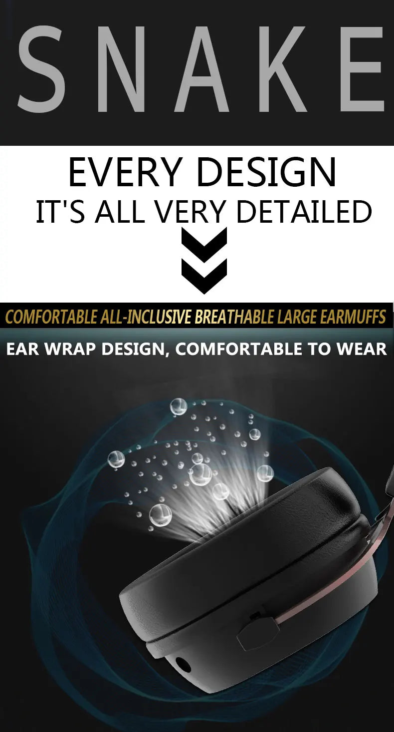 High Quality Wired Headset 3.5mm Detachable Mic Over-Ear Gaming Headphones with microphone For PC Computer PS4 PS5 Xbox Switch