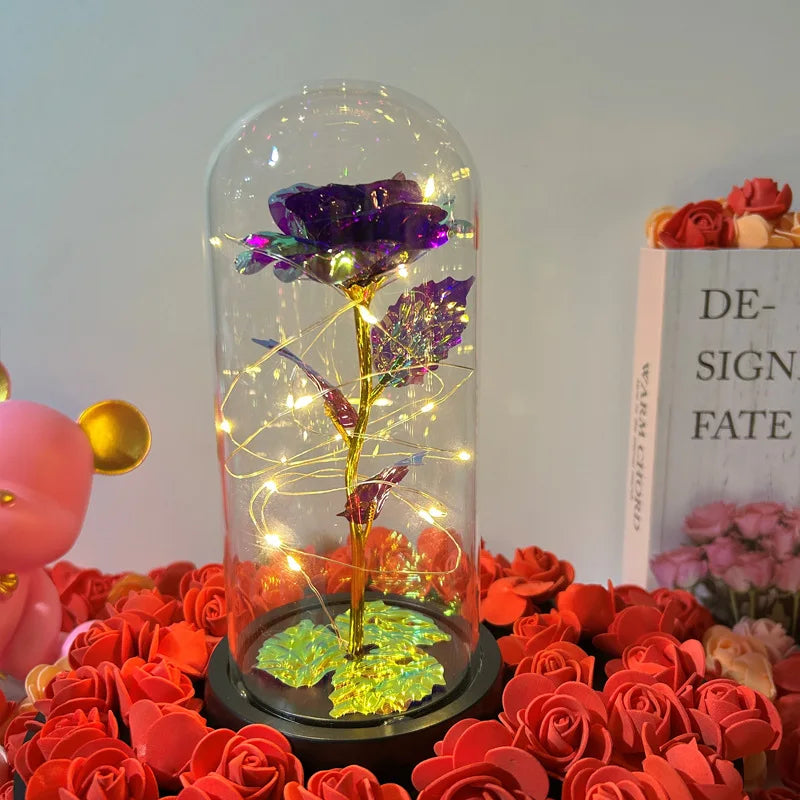 Galaxy Rose Flower Eternal Flower