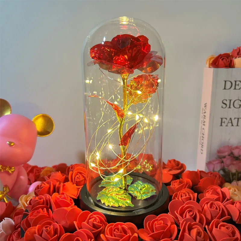 Galaxy Rose Flower Eternal Flower