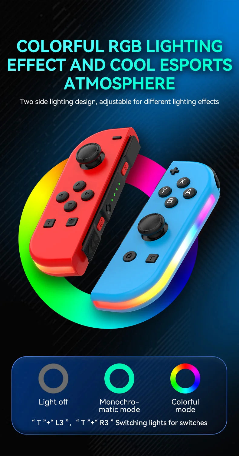 Joypad Controller Wake-up Controllers for Switch/Lite/OLED Replacement Controller with Sword Dual Vibration Joy-con Switch
