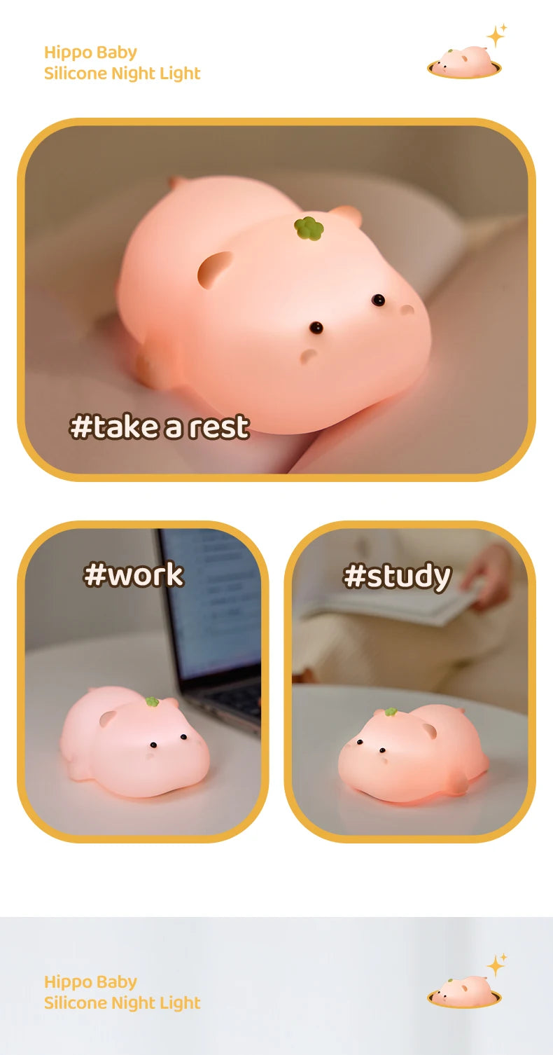 LED Night Light Squishy Novelty Lamp 3 Level Dimmable Nightlight for your RGB full of lights gaming table!!