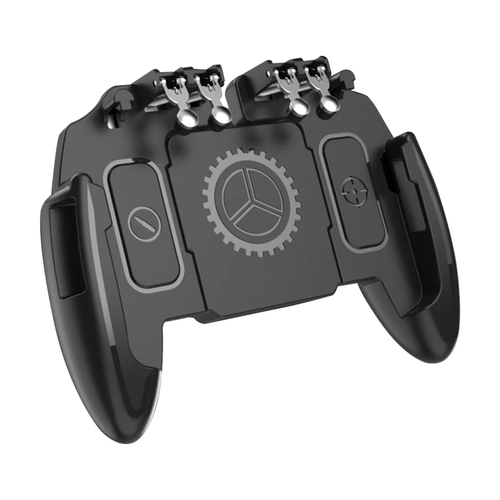 For PUBG Mobile Joystick Controller L1R1 Trigger Gamepad for iOS Android Six 6 Finger Call of Duty Mobile Gamepad Cooling Fan