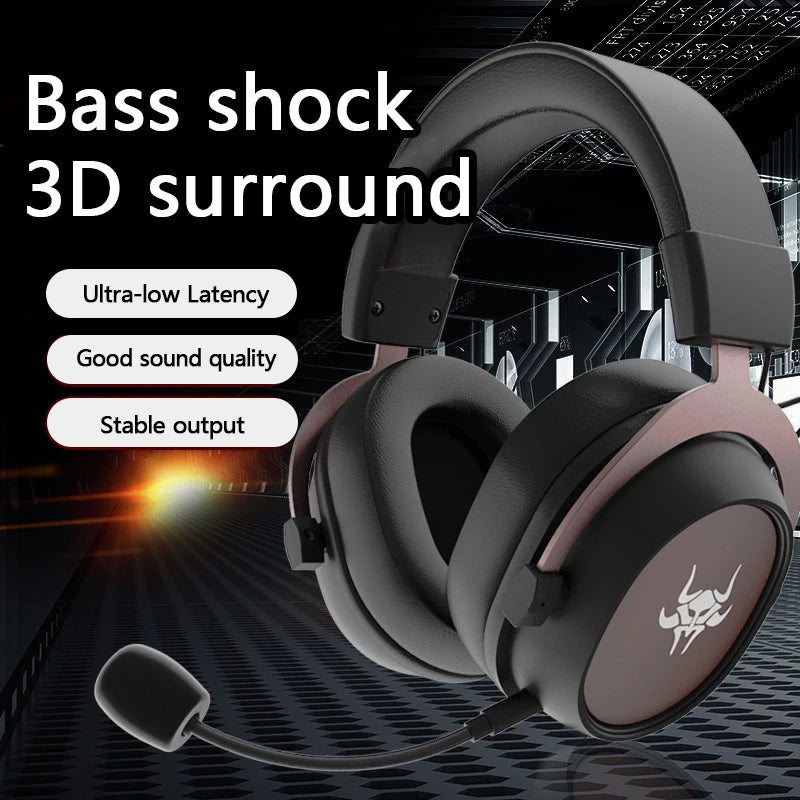 High Quality Wired Headset 3.5mm Detachable Mic Over-Ear Gaming Headphones with microphone For PC Computer PS4 PS5 Xbox Switch