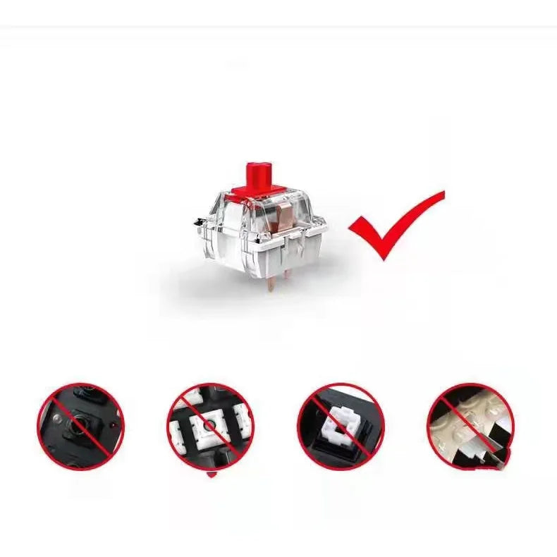 Beautiful Angel Winged Keycap for Cherry Cross Axis Mechanical Keyboard OEM Keycap Fairy Keycap
