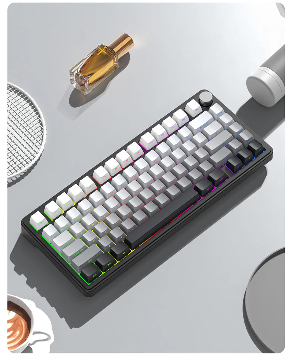 CloudClicks X85 – RGB ASMR Mechanical Keyboard 🎀