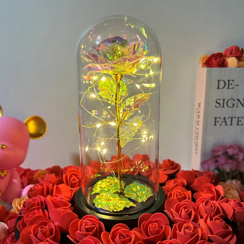 Galaxy Rose Flower Eternal Flower