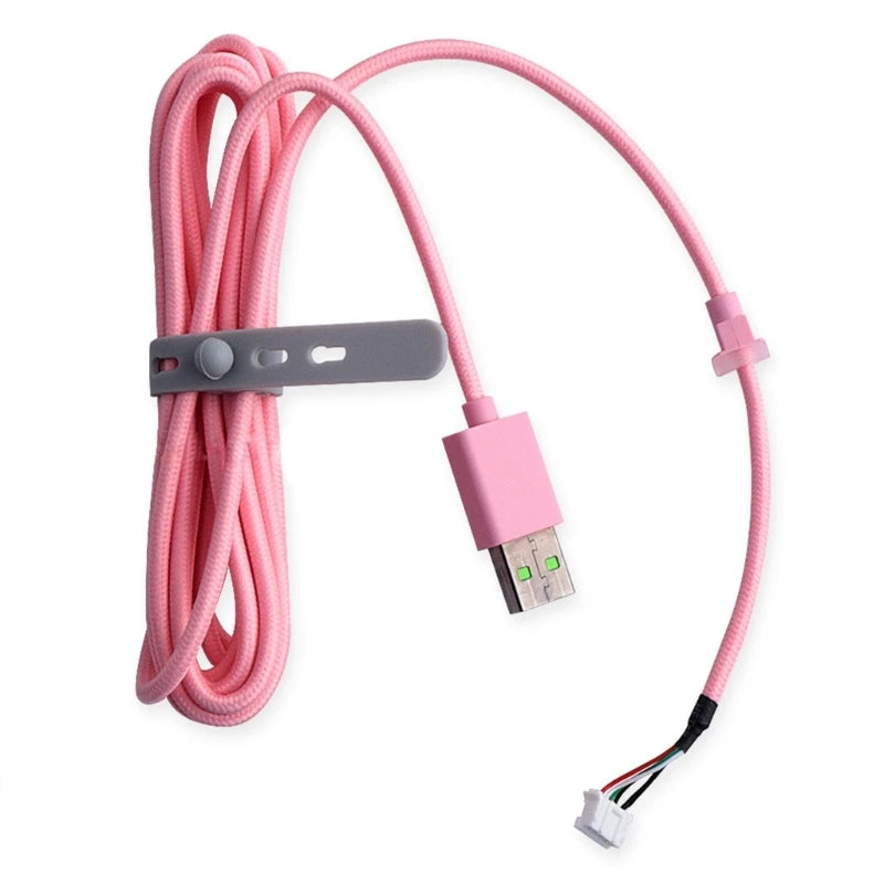 USB Gaming Headset Cable Wire for Razer Kraken Ultimate/Razer Kraken 7.1 V2 RGB/Razer Kraken V3 Wired/Kitty Edition