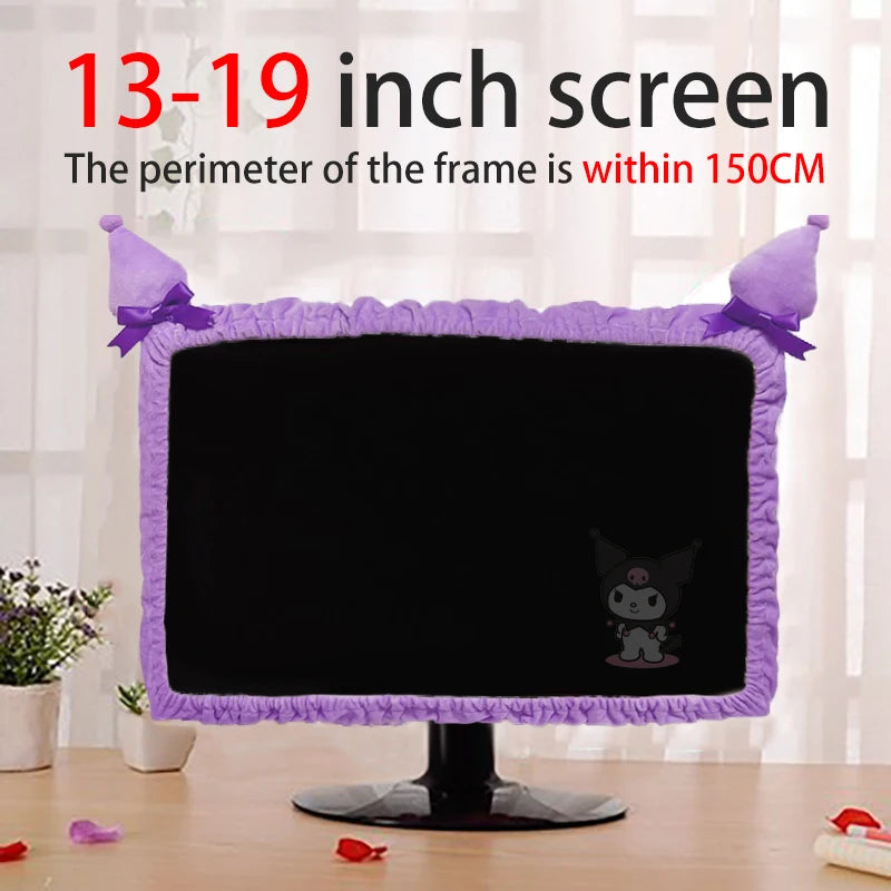 Cute Dust-proof Computer Surrounding Notebook Monitor Decorative Cover Protective Cover