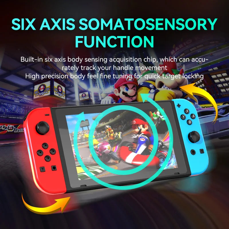 Joypad Controller Wake-up Controllers for Switch/Lite/OLED Replacement Controller with Sword Dual Vibration Joy-con Switch