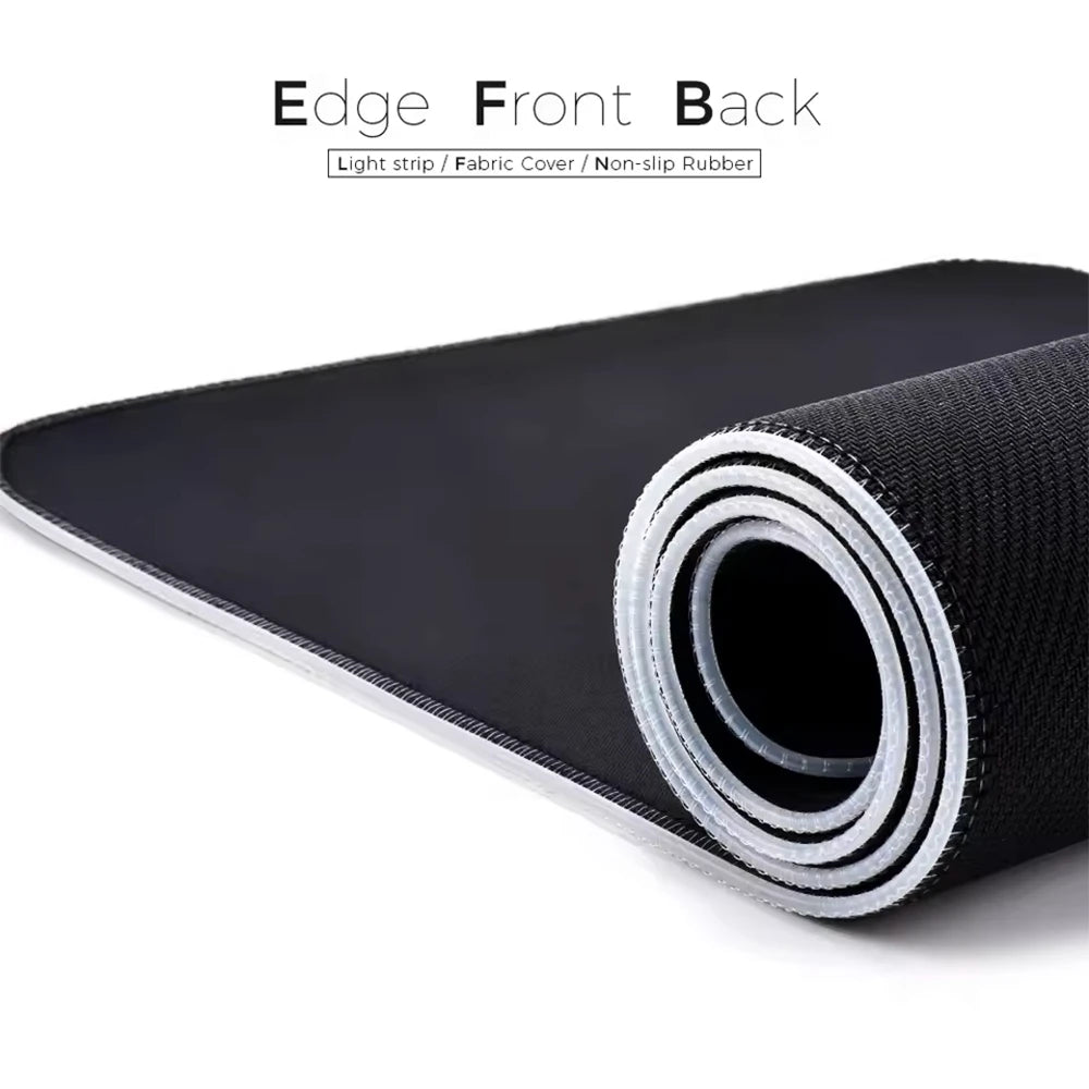 (YOUR ANIME style) T-The Idolmaster CGSS Mouse Pad Anime Gaming Mouse Pad LED Table Pads Backlit Rubber Desktop XXL Mousepad RGB Desk Mats