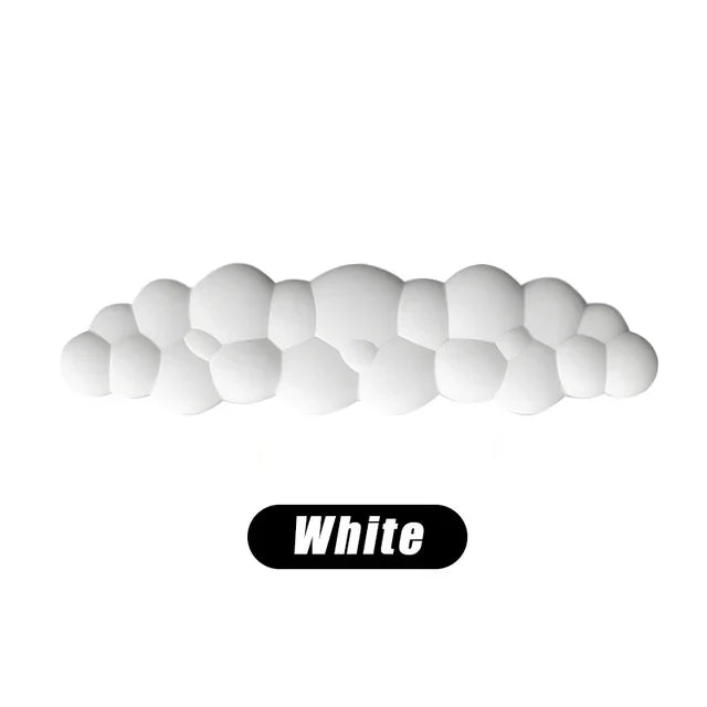 Cloud Keyboard Wrist Rest Mouse Pad Wrist Support Keyboard Set with Ergonomic Memory Foam Anti-Slip Base for Home Office Laptop