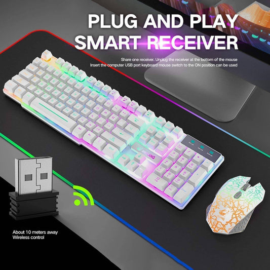 104 RGB Gaming Keyboard & Mouse Combo - Wireless