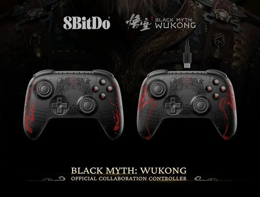 8BitDo Black Myth Wukong Gamepads PC Ultimate 2C Gaming Controller Windows 10 11 Steam Raspberry Pi Android Hall Effect Joystick