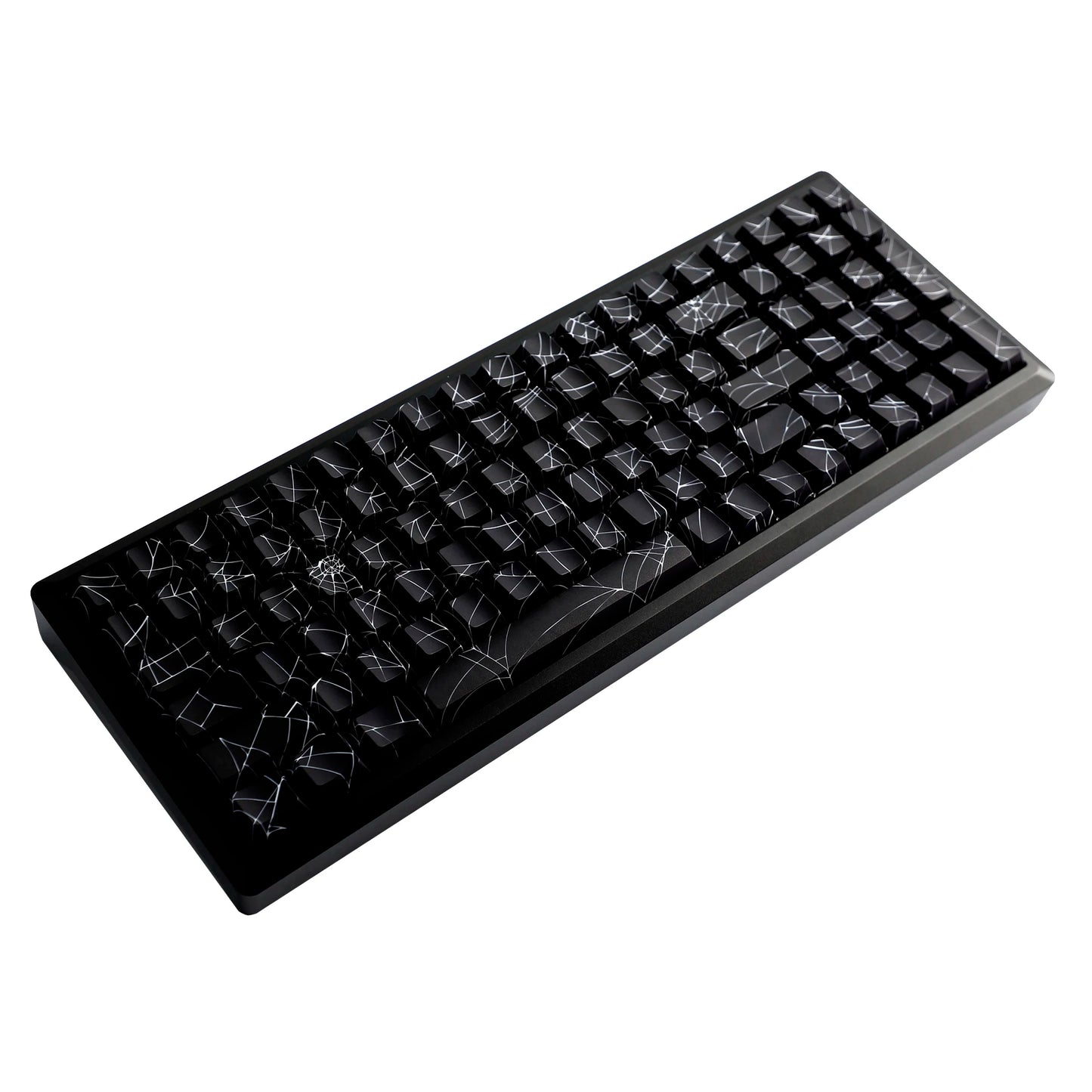 YMDK 134 Key Spider Web 2.0V Shine Through Theme Cherry Profile Side-Lit PBT Dye Sublimation Keycaps for MX Mechanical Keyboards