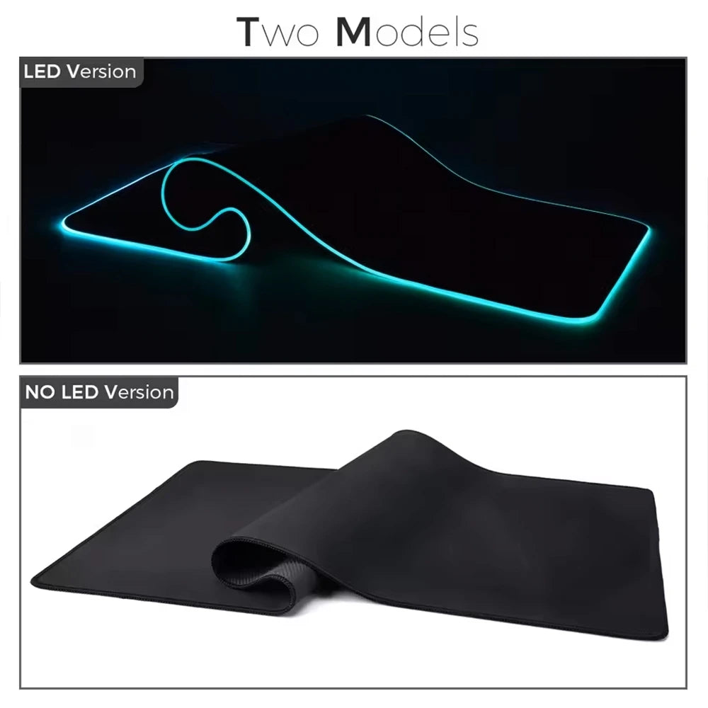 (YOUR ANIME style) T-The Idolmaster CGSS Mouse Pad Anime Gaming Mouse Pad LED Table Pads Backlit Rubber Desktop XXL Mousepad RGB Desk Mats