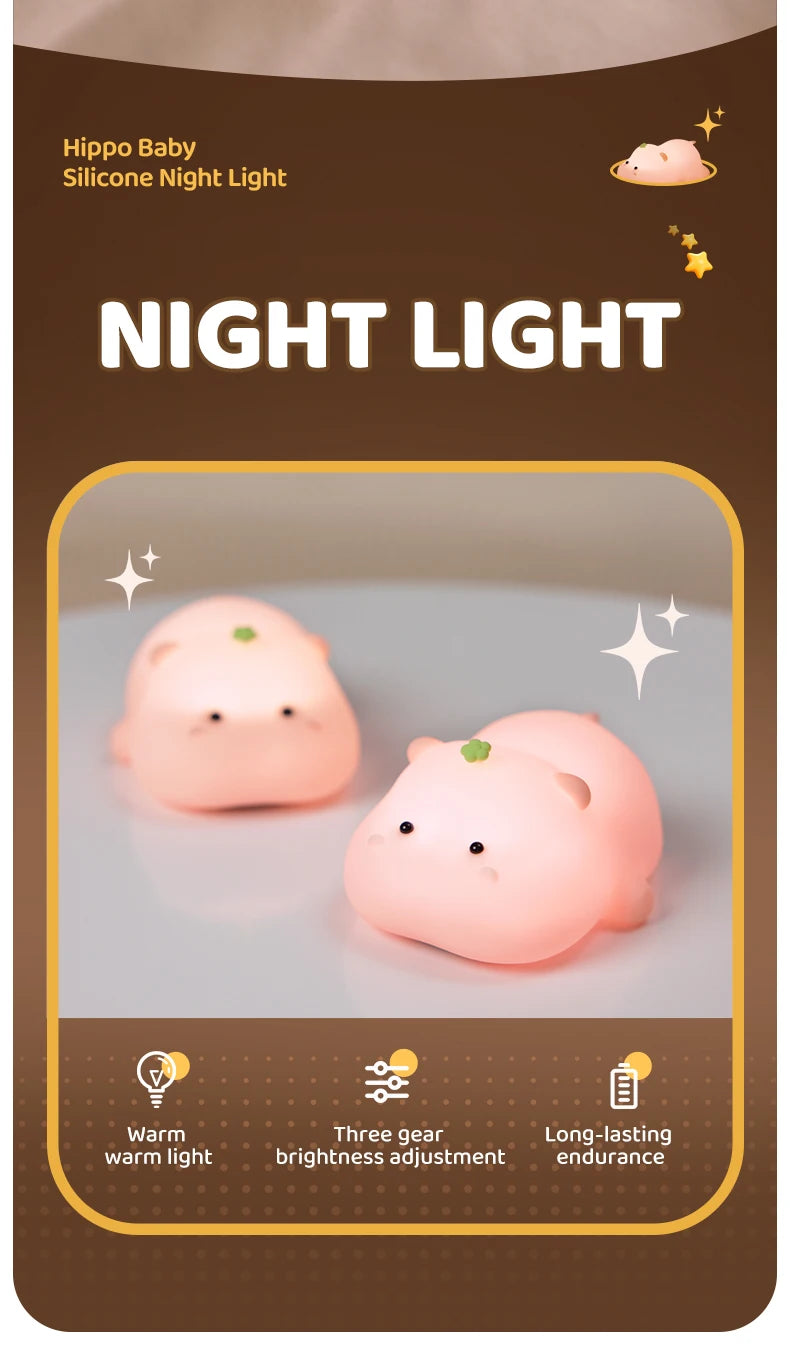 LED Night Light Squishy Novelty Lamp 3 Level Dimmable Nightlight for your RGB full of lights gaming table!!