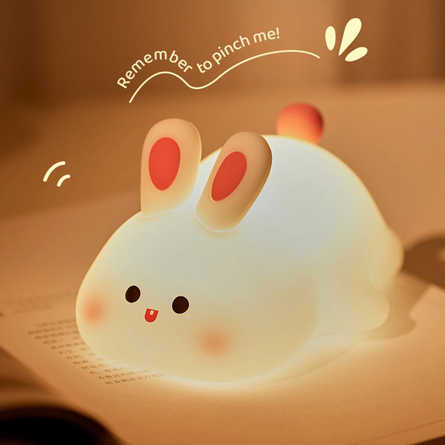 LED Night Light Squishy Novelty Lamp 3 Level Dimmable Nightlight for your RGB full of lights gaming table!!