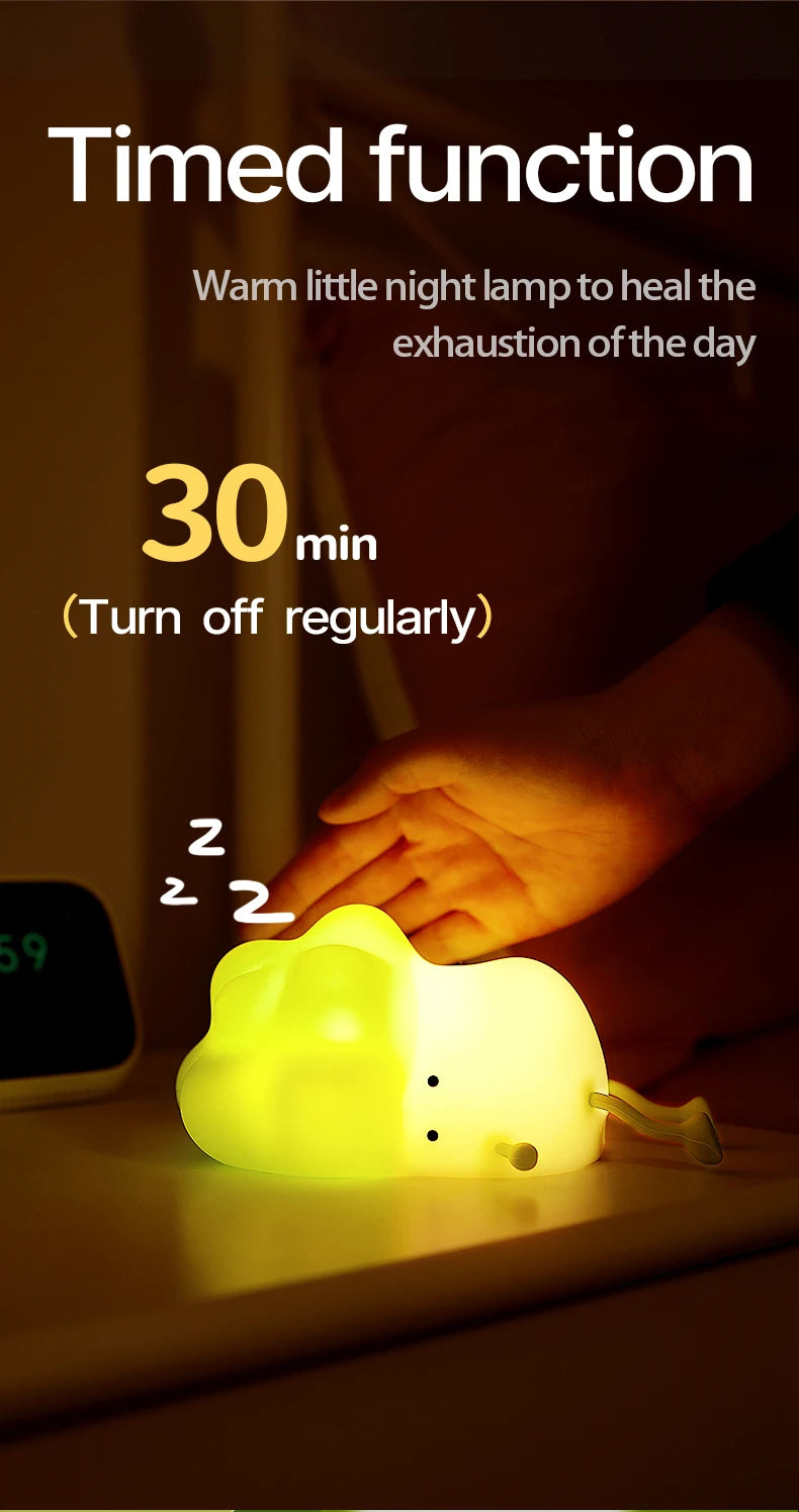 LED Night Light Squishy Novelty Lamp 3 Level Dimmable Nightlight for your RGB full of lights gaming table!!