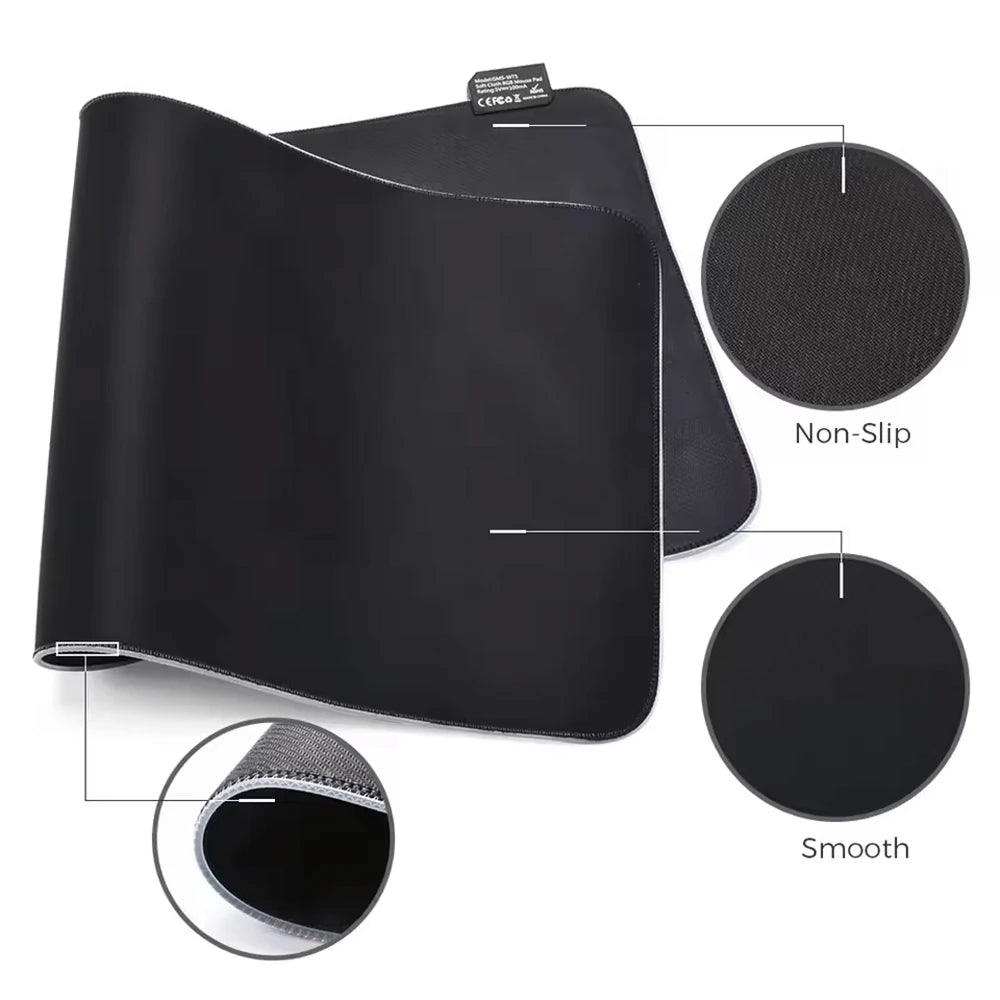 (YOUR ANIME style) T-The Idolmaster CGSS Mouse Pad Anime Gaming Mouse Pad LED Table Pads Backlit Rubber Desktop XXL Mousepad RGB Desk Mats