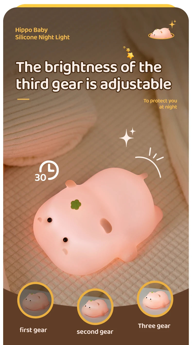 LED Night Light Squishy Novelty Lamp 3 Level Dimmable Nightlight for your RGB full of lights gaming table!!