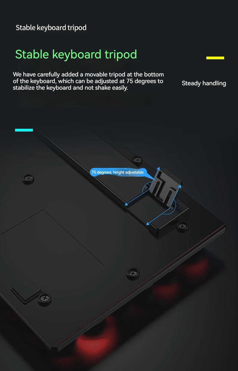 EWEADN GX330 Typewriter Gaming Keyboard, 104 Keys Wired Retro Punk Round Keycaps, with RGB Backlit, for Windows Laptop PC black, more lights for your pro setup !!