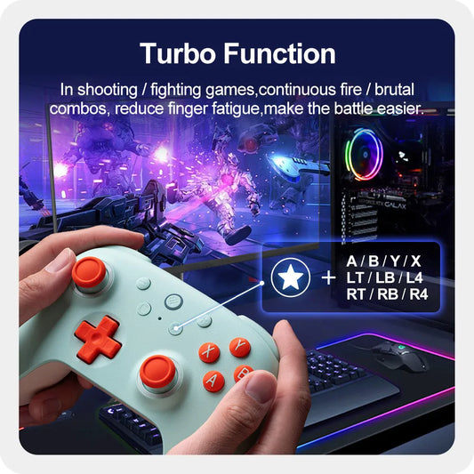 8BitDo Gamepads PC Ultimate 2C Wireless Gaming Controller for Windows 10/11 Steam Raspberry Pi Android Control Hall Effect Stick